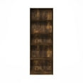 thumbnail image 5 of Furinno Gehry 5-Tier Bookcase, Bookshelf with Adjustable Shelves, Amber Pine, 5 of 6