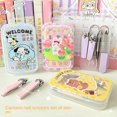 New Cartoon 7piece nail clippers suit cute girl cartoon antisplash