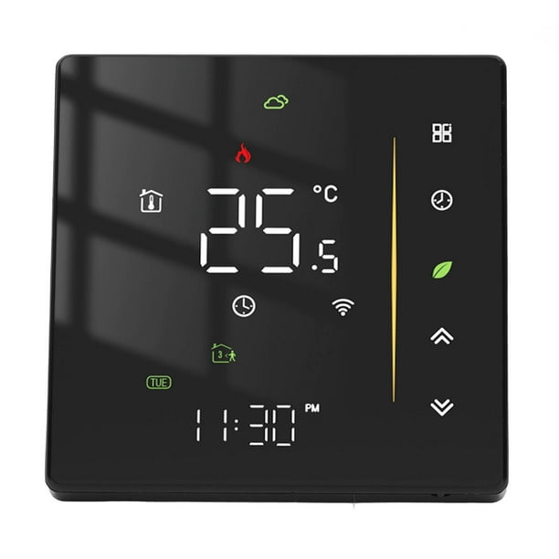 Termostato WiFi, Termostato WiFi Termostato inteligente de calefacción de caldera programable inteligente Termostato inteligente optimizado para la excelencia