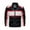 White, variant on IYTR Men's PU Leather Jacket Striped Motorcycle Biker Jacket Zipper Closure Stand Collar Slim Outwear Motorcycle Jacket Black White Red L