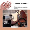 thumbnail image 4 of Spock Classic Guitar Six Strings SC12 Nylon Silver Plating Set Super Light Acoustic Guitar Musical I, 4 of 5