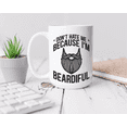 thumbnail image 3 of C&M Personal Gifts Coffee Mug 15 oz Don't Hate Me Because I'm Beardiful Ceramic Mug, 3 of 4