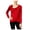 Red, variant on I-N-C Womens Metallic Pullover Blouse, Black, Medium