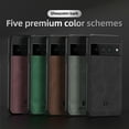 thumbnail image 3 of Back Case Compatible with Google Pixel 7 Pro, Classic Anti-Scratch PU Leather Shockproof Protective Thin Fit Skin Friendly Phone Case Cover Designed for Google Pixel 7 Pro, Darkgreen, 3 of 9