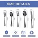 thumbnail image 2 of 5pcs Stainless Steel Flatware Set,kitchen Utensil Set Service,tableware Cutlery Set For Home And Restaurant, 2 of 5