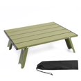 thumbnail image 1 of Mini Folding Table Camping Tent Table Bed Computer Desk for Tent (Black), 1 of 7