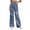 BU1, variant on vigerkar Women's Ripped Jeans High Waisted Distressed Baggy Straight Wide Leg Pants BU1, L