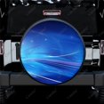 thumbnail image 1 of Blue Abstract Polyester Universal Spare Wheel Tire Cover Custom Tire-Covers for Trailer RV SUV Truck Camper, 1 of 5