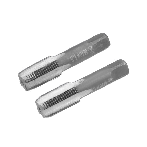 Metric Hand Tap M16 x 1.5 4 Straight Flute H2 Alloy Tool Steel 1 Pair
