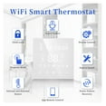 thumbnail image 3 of Thermostat Intelligent Wi-Fi Tuya, Contrôleur à Distance de Température pour Chaudière Électrique au Sol Eau/gaz, Facile à Installer, 3 of 7