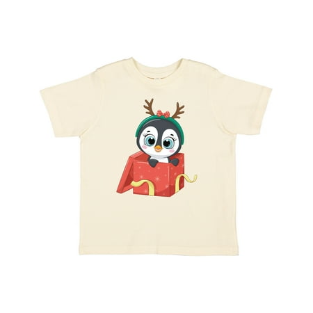

Inktastic Christmas Penguin Gift Toddler Boy or Toddler Girl T-Shirt