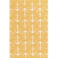 thumbnail image 5 of Unique Loom Outdoor Coastal Collection Area Rug - Ahoy (5' 3" x 7' 10" Rectangle Yellow), 5 of 7