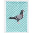 thumbnail image 1 of Carolines Treasures BB8125CHF Racing Pigeon Blue Check Canvas House Flag, 1 of 4