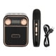 thumbnail image 1 of Mini máquina de Karaoke Bluetooth Sonido estéreo HiFi Altavoz Bluetooth portátil con micrófono para Regalos de niños Negro, 1 of 5