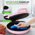 thumbnail image 6 of Countertop Pizza Maker - Non-Stick Electric Pizza Oven with Cool Touch Handle, 6 of 7