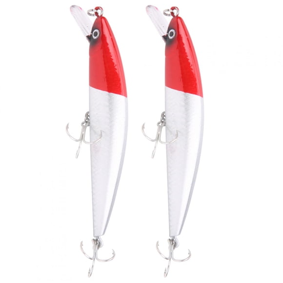 Señuelo de pececillo que se hunde, placa de lengua, simulación Artificial, cebo realista, aparejos de pesca, 2 uds.