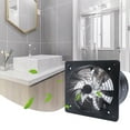 thumbnail image 4 of 12'' 110V Exhaust Fan Stainless Steel High Speed Home Kitchen Ventilation Fan, 4 of 12