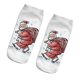 thumbnail image 4 of Gibobby Calcetines mullidos de Navidad Calcetines de Navidad para mujer, estampado informal, bonitos calcetines de , 4 pares (Rojo,Rosa,Verde, Unitalla), 4 of 5
