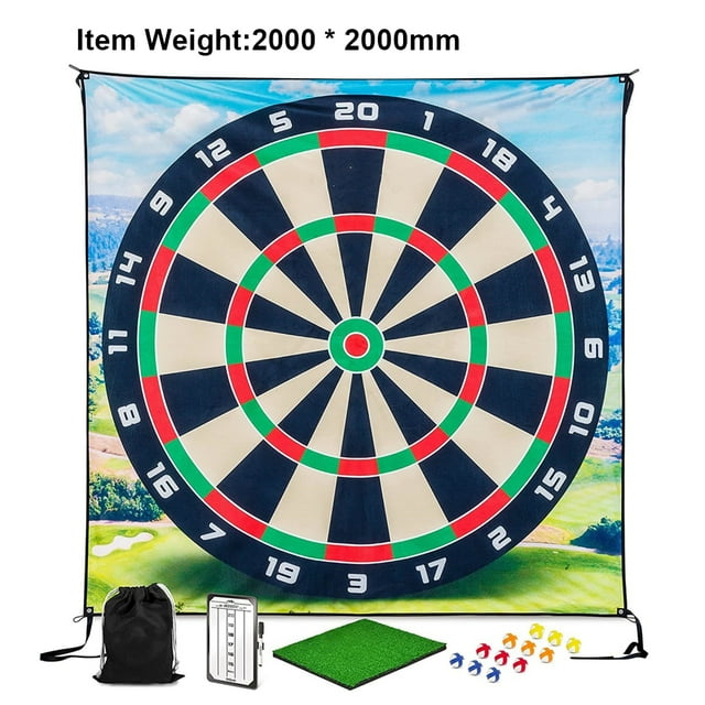 Jeu de Golfs à Écraser avec Balles Adhésives et Fléchettes Golfs à Écraser