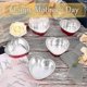 thumbnail image 5 of 100 Pcs Valentine Red Heart Shaped Cake Pan Cupcake Cups With Lids Disposable Cupcake Cups Flan Bak, 5 of 5