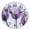 T4, variant on Non-Ticking Silent Wall Clocks Battery Operated Personalized Decor Clock for Bathroom,Office-White Unicorn With Long Mane And Tai(10inch)