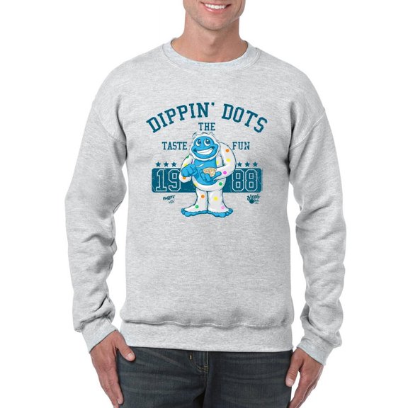 Taste the Fun Frozeti Dippin' Dots Retro Yeti Graphic Men's Sweatshirt