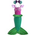 thumbnail image 1 of Disney Kids Dress For Girls Cosplay Little Mermaid Ariel Princess Costume Children Carnival Birthday Party Clothes Mermaid Dress5-6T Gao Jinjia LED, 1 of 2