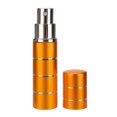thumbnail image 3 of Botellas de pulverización Atomizador de perfume recargable Distribuido uniformemente Distribuido Fragancia Herramienta de maquillaje multipropósito con aluminio Dorado 5ml 5 piezas Inevent CE001639-02, 3 of 7