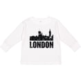 thumbnail image 3 of Inktastic London England City Skyline with Grunge Boys or Girls Long Sleeve Toddler T-Shirt, 3 of 5