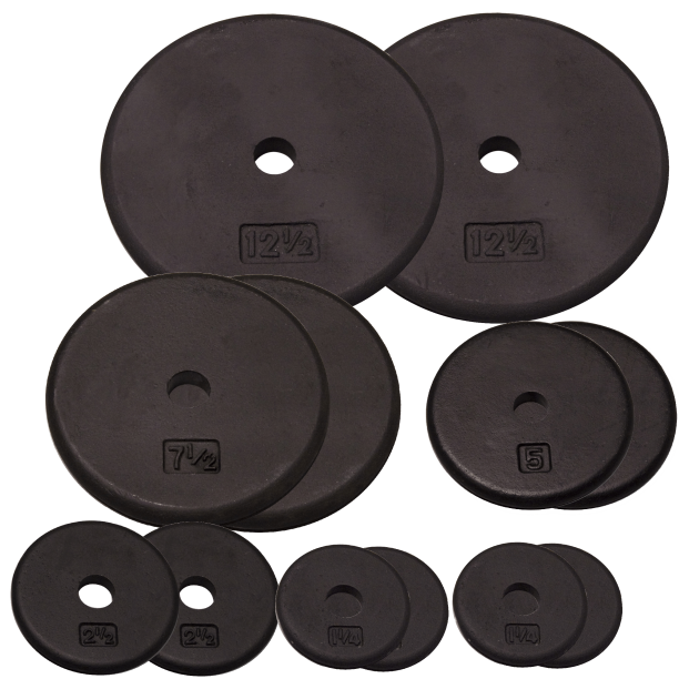 Body Solid RPBS60 Standard Weight Plate Set 60 lbs