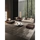 thumbnail image 3 of Customized Italian luxury minimalist piano key sofa large villa living room customized first floor cowhide piano leather sofa My Lux Decor Round, 3 of 28