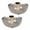 Chrome, variant on Lalia Home 13" 2-Pack Classix Crystal Glam Dome Shaped Flush Mount Ceiling Fixture Set, Chrome