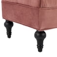 thumbnail image 4 of Christopher Knight Home 60" Modern Velvet Upholstered Bench with 2 Detachable Pillows, Comfy Ottoman, Pink, 4 of 12