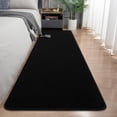 thumbnail image 1 of Runner Rug for Hallway, 2x8 Feet Non-Slip Washable Black Long Area Rug Runners for Hallways Bedroom, Soft Modern Comfy Memory Foam Runner Rugs Indoor Carpet for Kitchen Entrance Living Room, 1 of 10