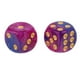 thumbnail image 3 of 2x de dados D6 piezas de 16 mm de seis para de puntos acrílicos redondeados, accesorios para s perfke Dados D6 de seis caras, 3 of 8