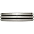 thumbnail image 3 of Titanium Enameled Grooved 6mm Satin Band (Size 7.5) Made In China tb340-7.5, 3 of 5