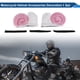 thumbnail image 2 of Accesorios de Casco de Motocicleta Decoración Cuernos de Cabra Rosa para Cascos de Motocicleta Bicicleta Esquí Rosa Blanca Calcomanías 1 Juego, 2 of 6