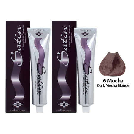 Satin Haircolor 6 Dark Mocha Blonde (Pack of 2)