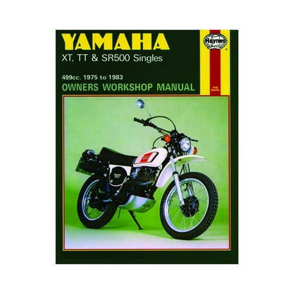 Haynes Motorcycle Repair Manual for Yamaha XT TT SR 500