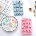 thumbnail image 4 of Molde para hornear de cocina -14 incluso muñecos de nieve, hombre de jengibre, muletas y otras herramientas para hornear moldes de silicona con temas navideños., 4 of 5