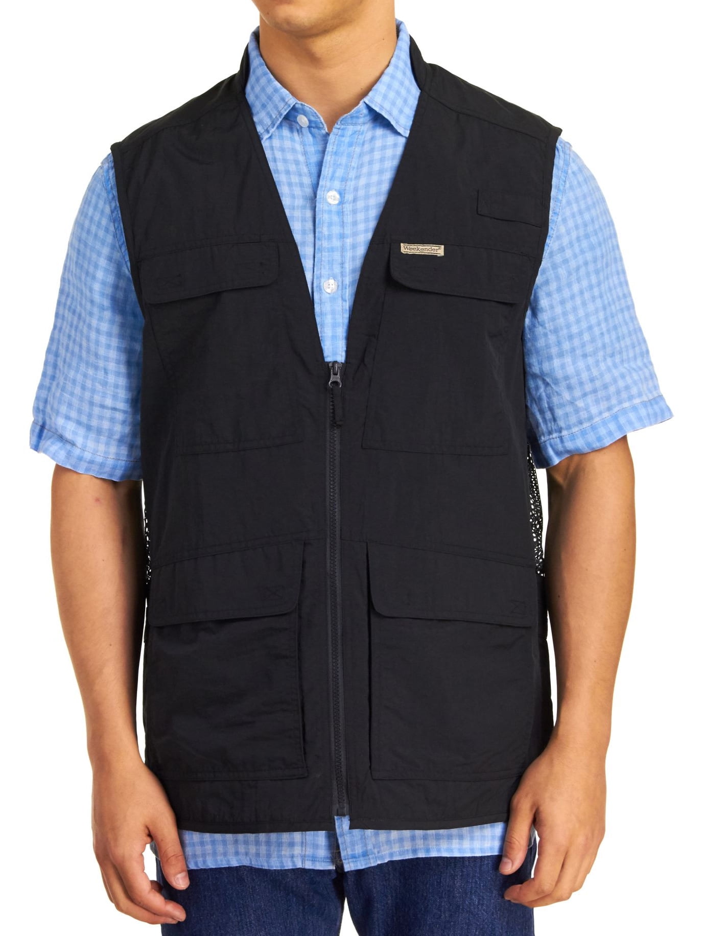 Weekender Men's Odyssey Travel Vest, Black, Large