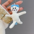 thumbnail image 5 of Gaiwos Adorable Chiikawa Plush Keychain 4 inches, Entire Body Movable Hachiware Stuffed Animal, for Backpack Keychain Accessories Purse Charm Pendant, 5 of 8