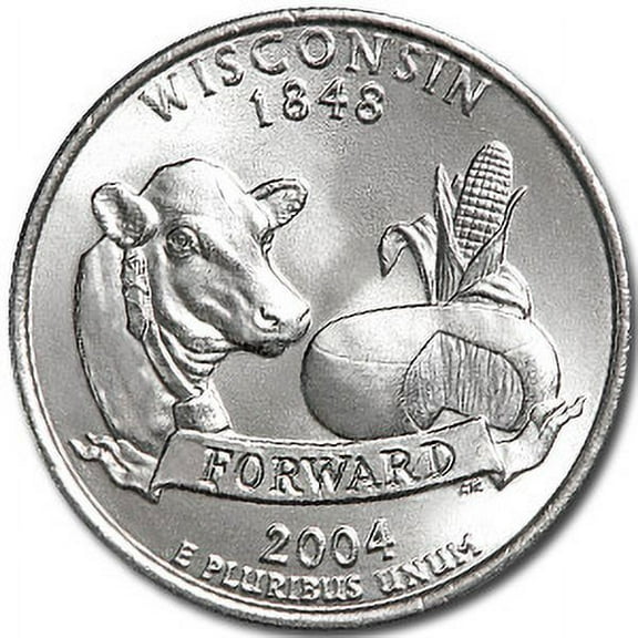 2004-D Wisconsin State Quarter BU