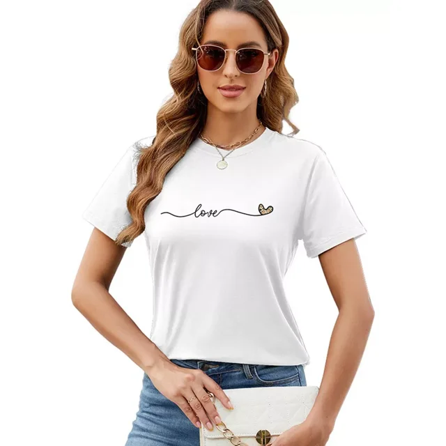 Playeras De Mujer Moda Casual Patrón Estampado Salir Dama
