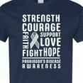 thumbnail image 4 of Inktastic Parkinson Disease Awareness Strength Courage and Support T-Shirt, 4 of 5