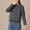 Dark Gray, variant on Children's Winter Solid Color Hoodless Long Sleeved Casual Half High Collar Sweater with Added Velvet Thickening for Winter Wear(Gray#2,3-4Years)