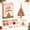 A, variant on DIY Christmas Tree Beaded Ornament Kit, 3D Crystal Bead Mini Tabletop Xmas Tree Craft Set, Handmade Sparkling Ornament Kits Holiday Home Decor & Gift for Diy Art Lovers