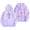 Z11-Purple, variant on XINPING Bow Hoodie for Women God Says I Am Verse Graphic Hoodies Bows Sweatshirt Oversized Long Sleeve Pullover Suitable for College Outfits, Streetwear Daily Home Wear