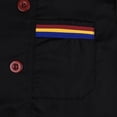 thumbnail image 4 of CHAQUETA DE COCINERO COCINERO BLANCA Y NEGRA CON RIBOS ropa de cocinero UNISEX CATERING SG, 4 of 9