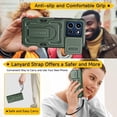 thumbnail image 4 of HCTian for Motorola Moto G Stylus 5G 2025 Case with 2 Pack Screen Protector, Upgrade Slide Camera Cover & Kickstand, Lanyard Strap, Military Grade Shockproof Heavy Duty Robust Bumper Phone Case, 4 of 7